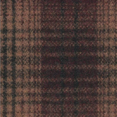 Original Wine Camel Plaid fabric swatch
