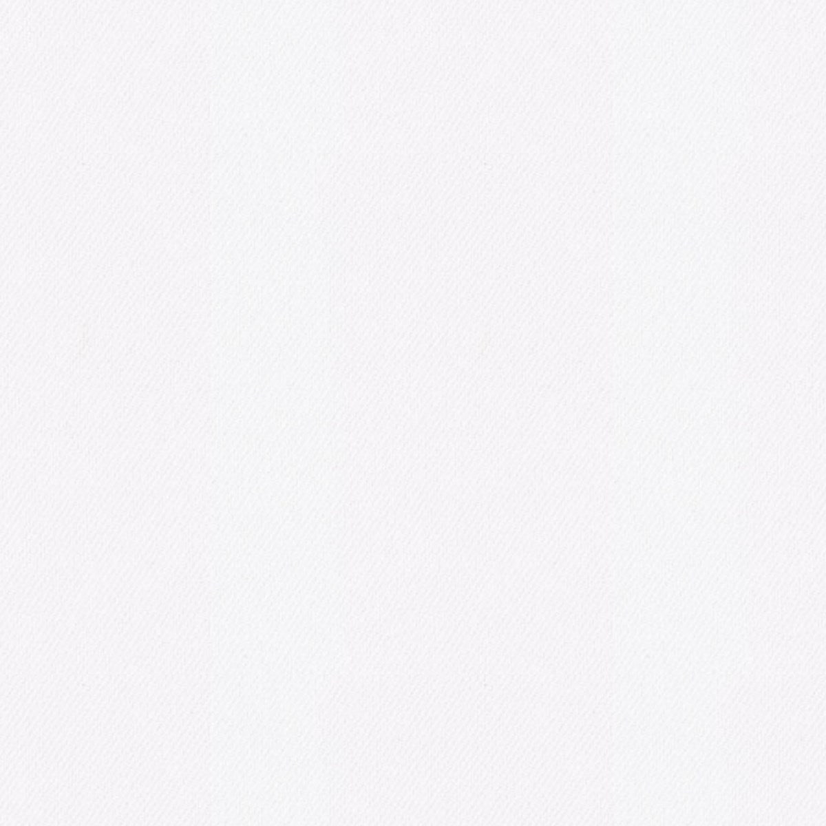 White Solid Twill fabric swatch
