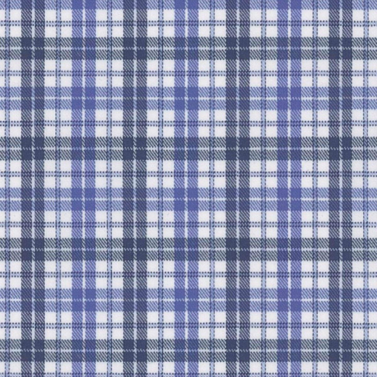 Blue Navy Track Plaid fabric swatch
