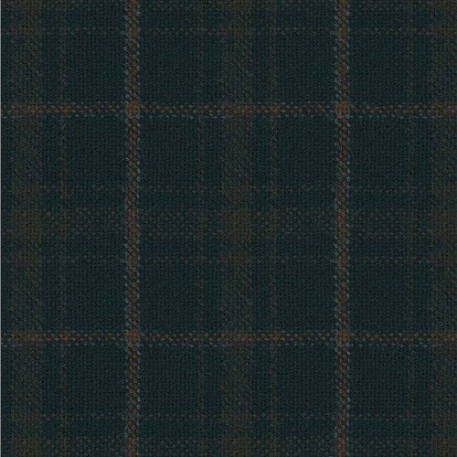 Kensington black mocha check fabric swatch