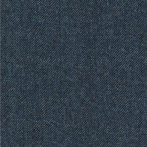Kensington charcoal blue melange fabric swatch