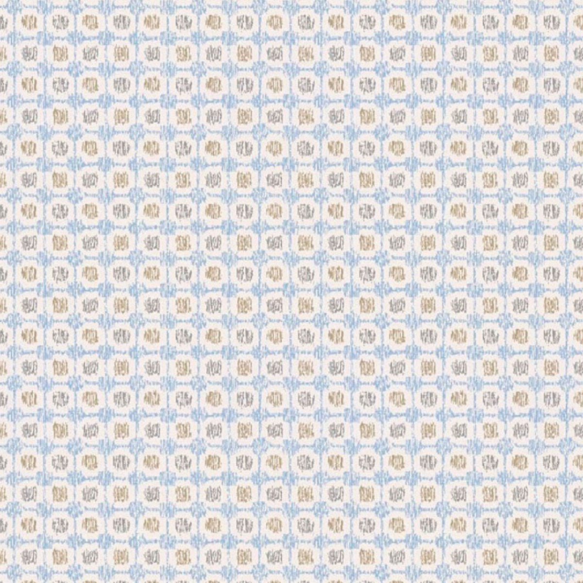 Blue Tan Wexley fabric swatch