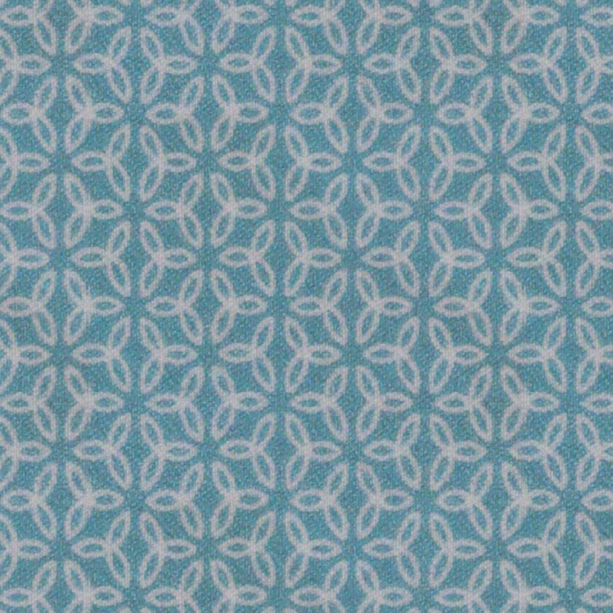 Blue Floral fabric swatch