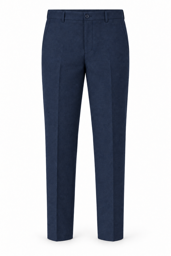 Coordinating trousers for Blue and Tan Plaid Ensemble