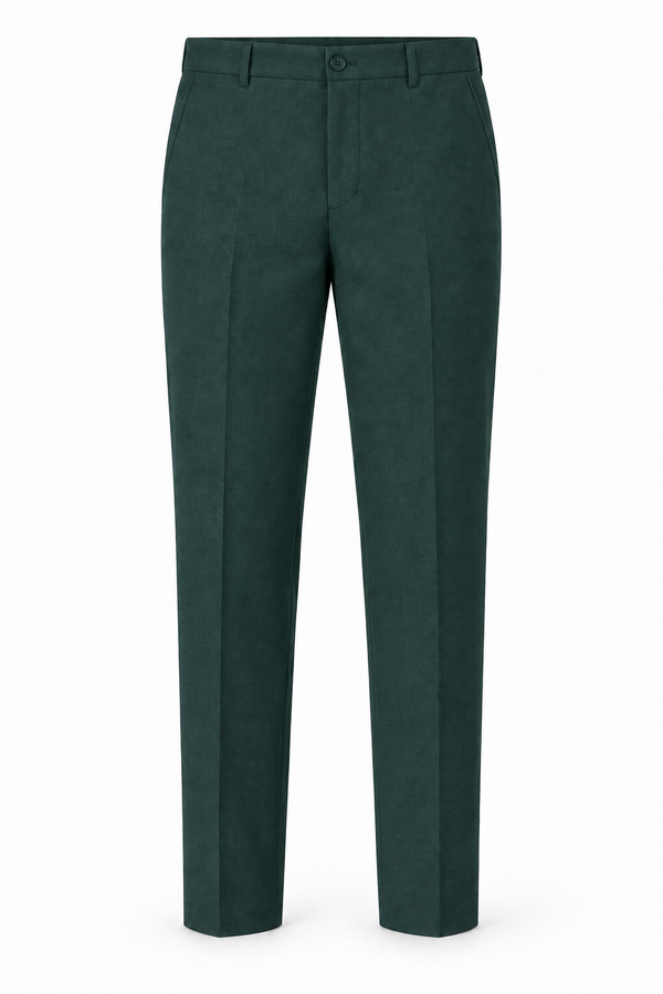 Coordinating trousers for Green and Plum Plaid Ensemble