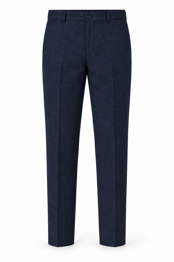 Coordinating trousers for Blue Shadow Windowpane Ensemble