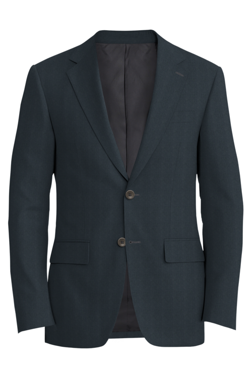 Lanificio di Lusso Charcoal Mesh Jacket in charcoal mesh fabric
