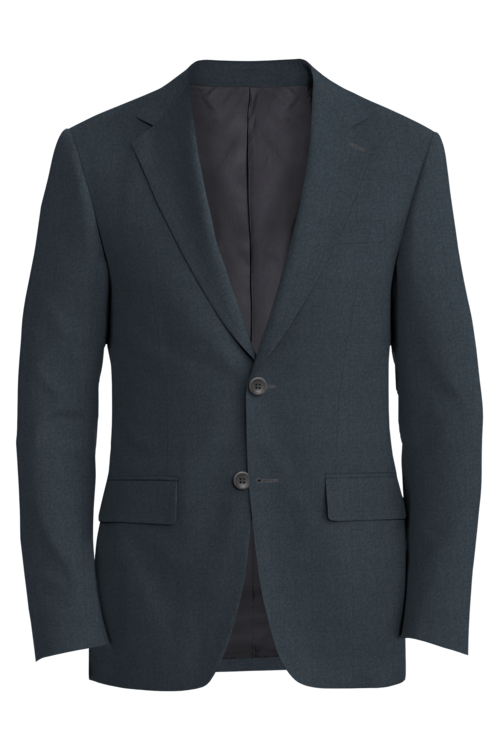 Kensington Bankers Grey Solid Jacket in bankers grey solid fabric