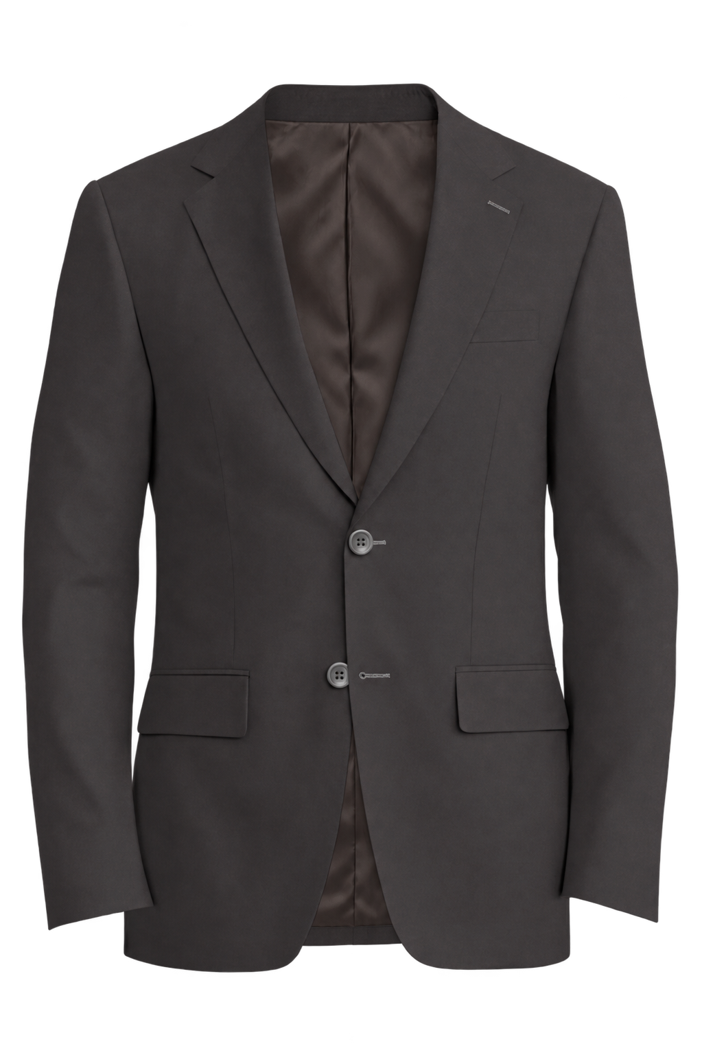 Piacenza 1733 Brown Solid Jacket in brown solid fabric
