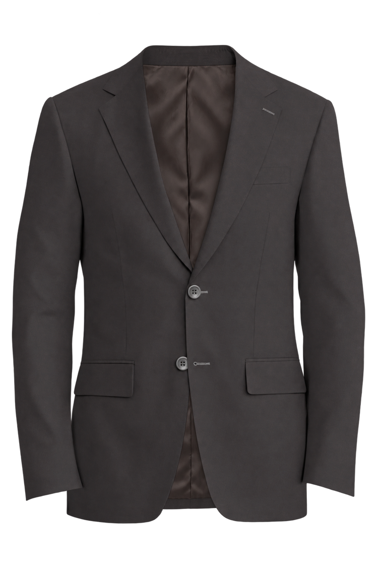 Piacenza 1733 Brown Solid Jacket in brown solid fabric