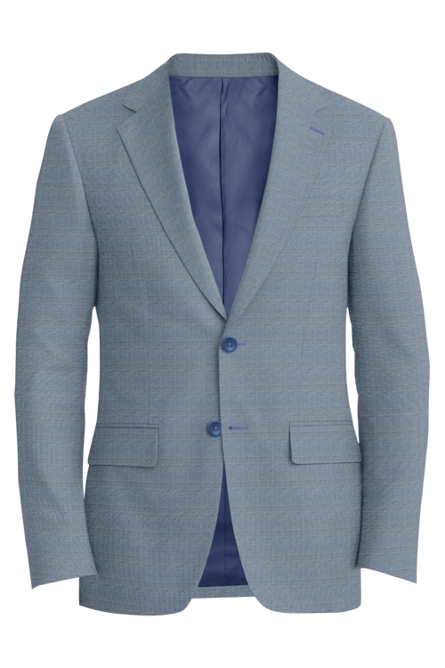 Guabello Sky Melange Jacket in sky melange fabric