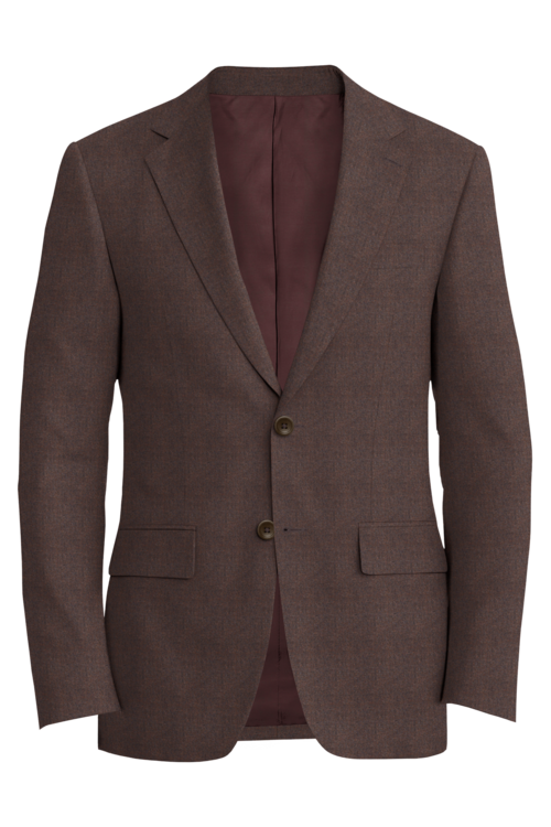 Kensington Brown Melange Jacket in brown melange fabric