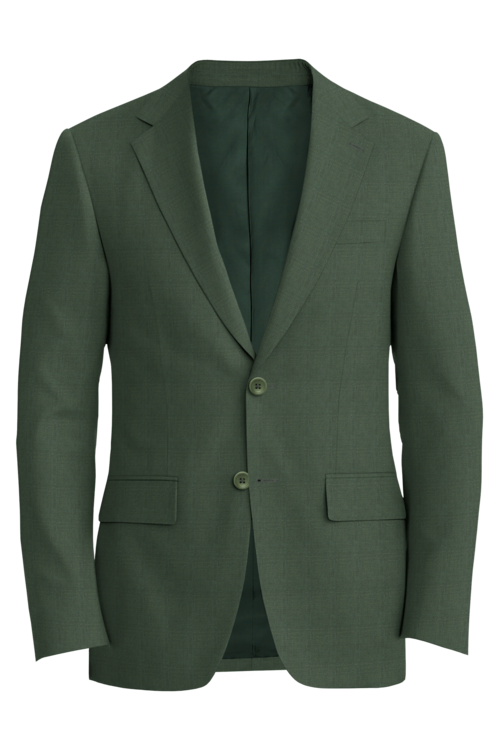 Lanificio di Lusso Green Mesh Jacket in green mesh fabric