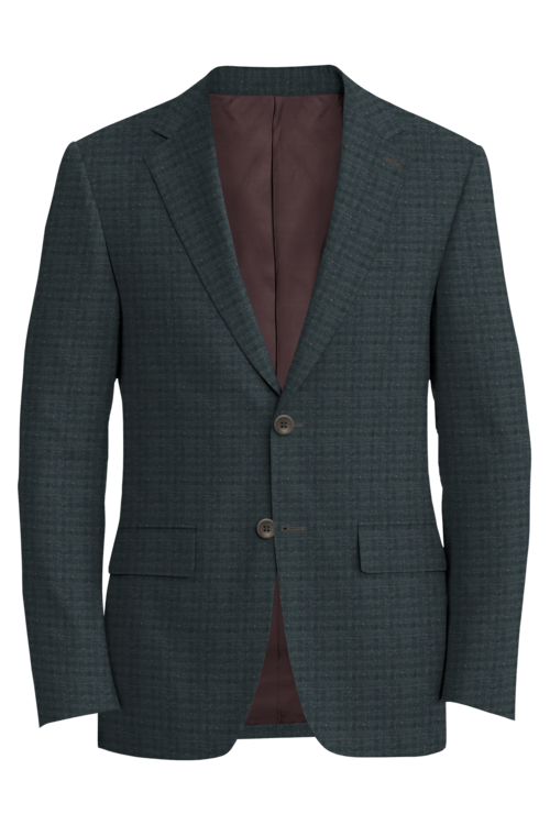 Kensington Grey Donegal Window Check Jacket in grey donegal window check fabric