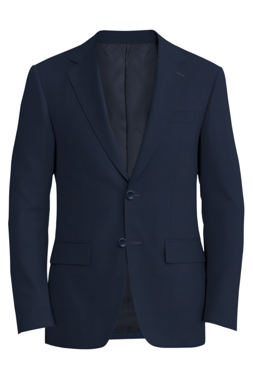 Guabello Navy Melange Jacket in navy melange fabric