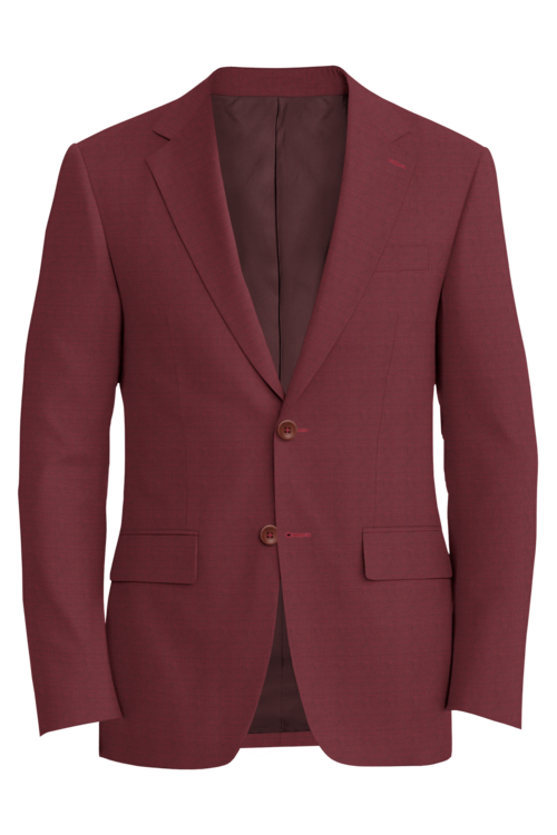 Lanificio di Lusso Red Mesh Jacket in red mesh fabric