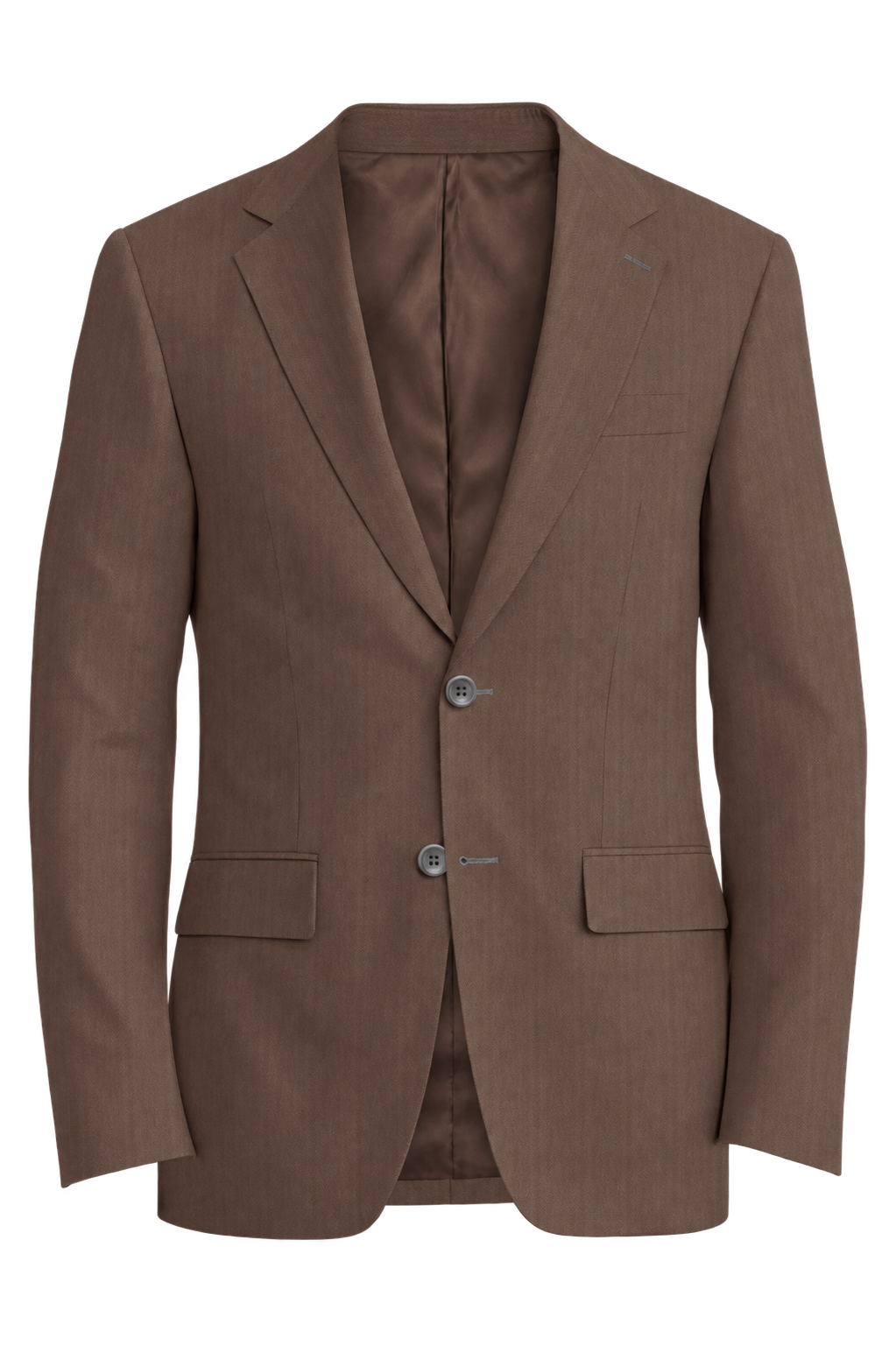 Piacenza 1733 Chestnut Herringbone Jacket in chestnut herringbone fabric