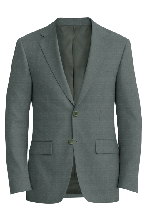 Guabello Olive Birdseye Jacket in olive birdseye fabric