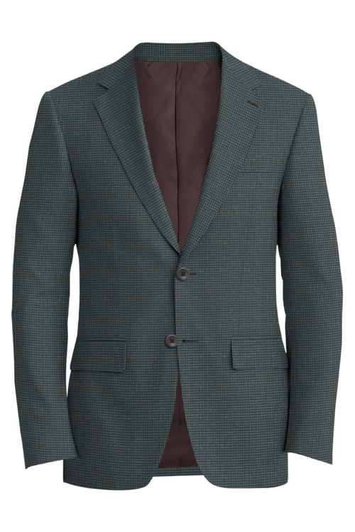 Kensington Grey Multi Houndstooth Jacket in grey multi houndstooth fabric