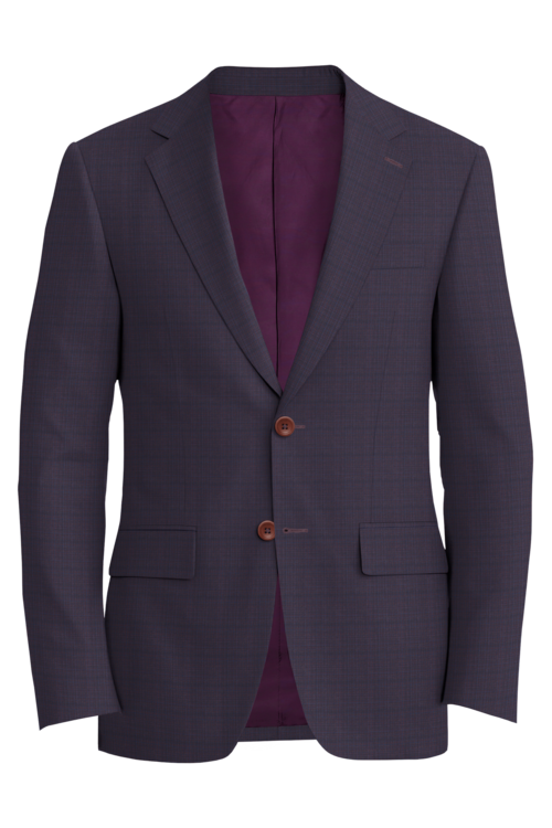 Reda Berry Blue Hopsack Jacket