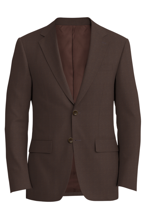 Lanificio di Lusso Brown Mesh Jacket in brown mesh fabric