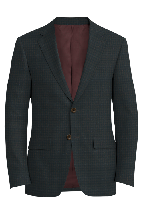 Kensington Brown Donegal Window Check Jacket in brown donegal window check fabric