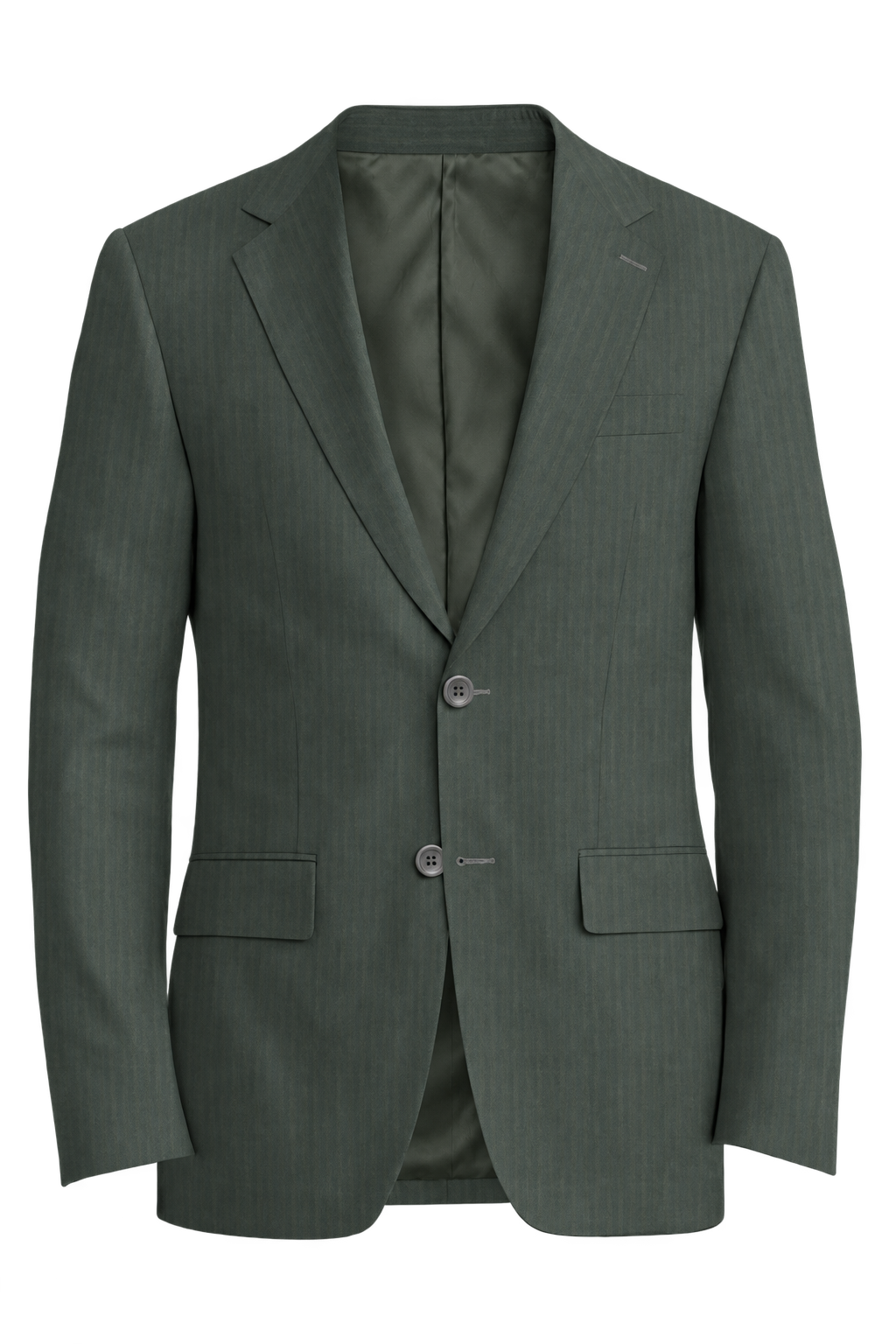 Piacenza 1733 Olive Herringbone Jacket in olive herringbone fabric