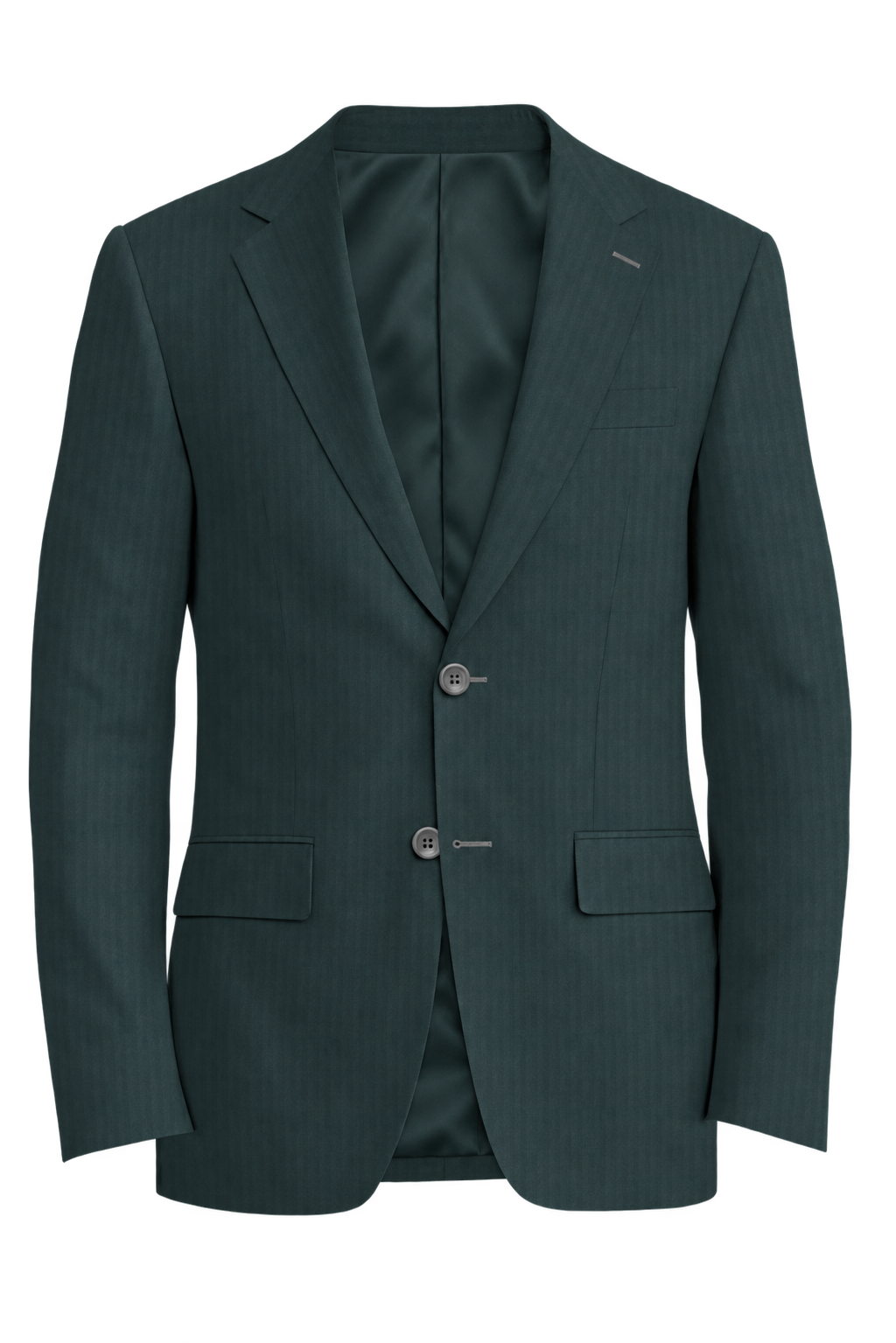 Piacenza 1733 Green Herringbone Jacket in green herringbone fabric