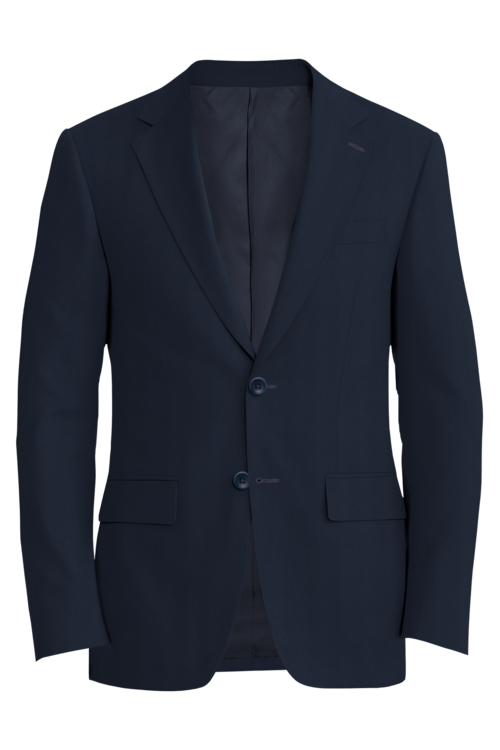 Lanificio di Lusso Dark Navy Mesh Jacket in dark navy mesh fabric