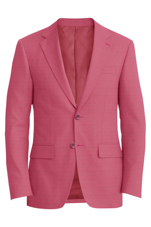 Lanificio di Lusso Pink Mesh Jacket in pink mesh fabric