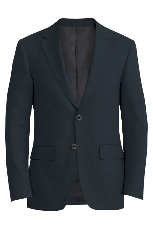 Kensington Charcoal Solid Jacket in charcoal solid fabric