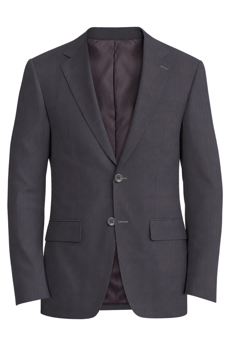 Piacenza 1733 Plum Herringbone Jacket in plum herringbone fabric