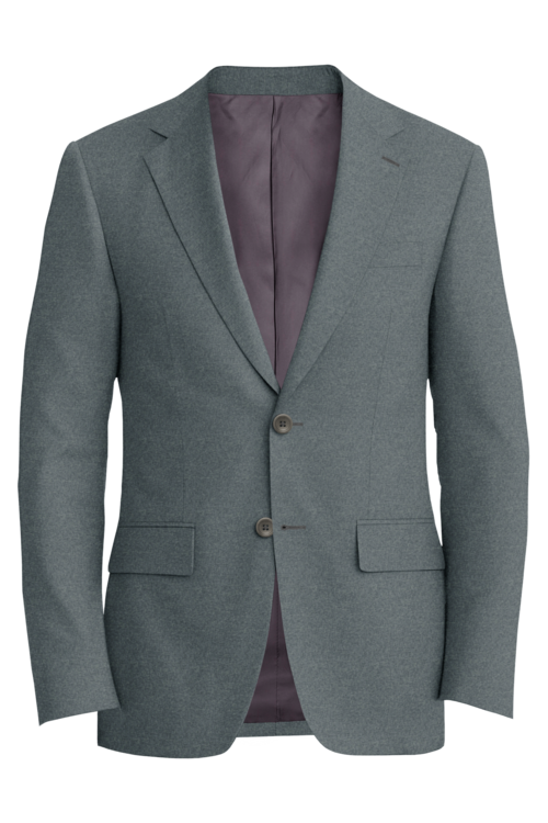 Guabello Grey Mouline Twist Jacket in grey mouline twist fabric