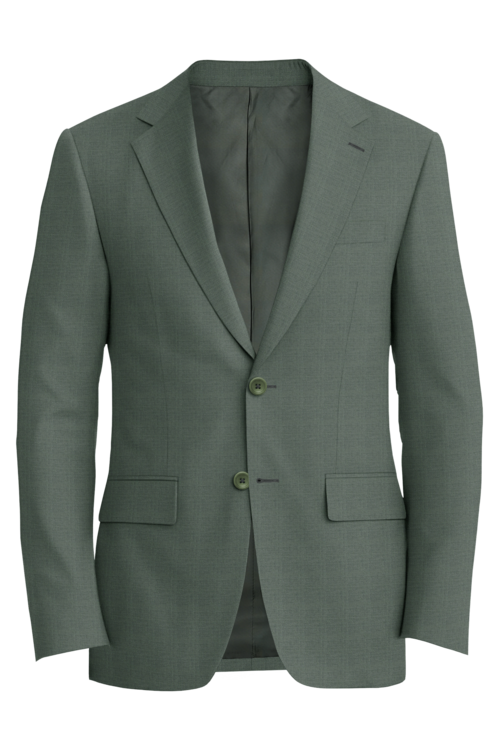 Lanificio di Lusso Sage Mesh Jacket in sage mesh fabric