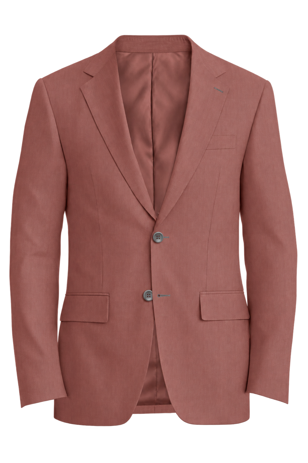 Piacenza 1733 Salmon Herringbone Jacket in salmon herringbone fabric
