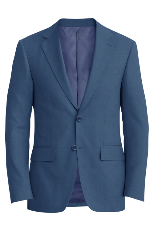 Reda Blue Basket Weave Jacket