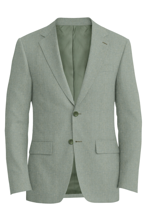 Guabello Sage Mouline Twist Jacket in sage mouline twist fabric