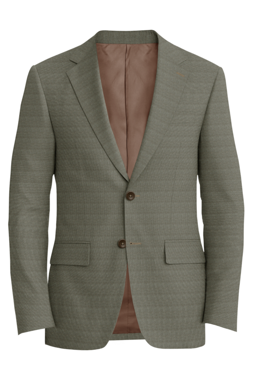 Guabello Olive Tan Melange Jacket in olive tan melange fabric