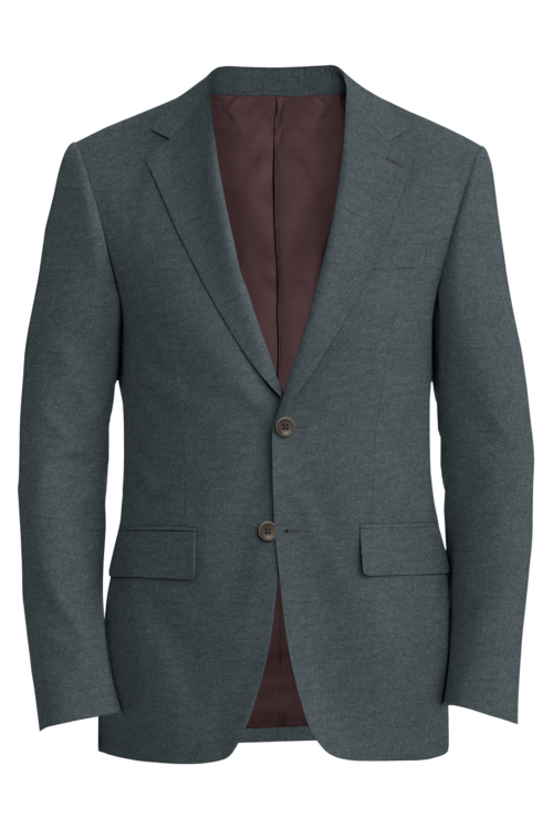 Guabello Charcoal Birdseye Jacket in charcoal birdseye fabric