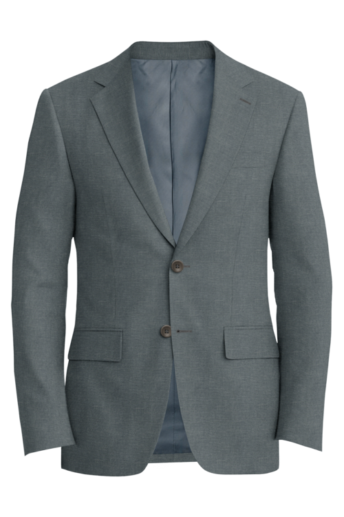 Guabello Grey Birdseye Jacket in grey birdseye fabric