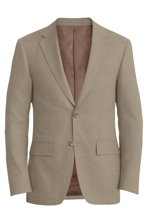 Guabello Wheat Mouline Twist Jacket in wheat mouline twist fabric