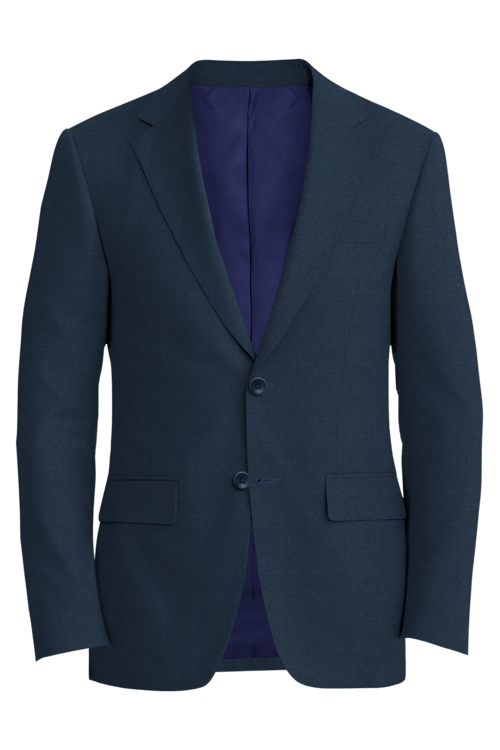 Guabello Navy Birdseye Jacket in navy birdseye fabric