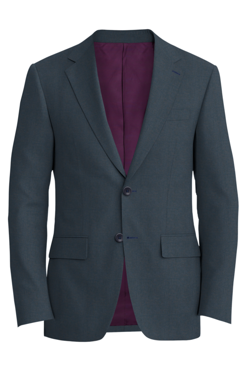 Guabello Purple Mouline Twist Jacket in purple mouline twist fabric