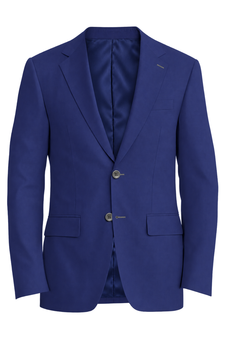 Piacenza 1733 Sapphire Solid Jacket in sapphire solid fabric