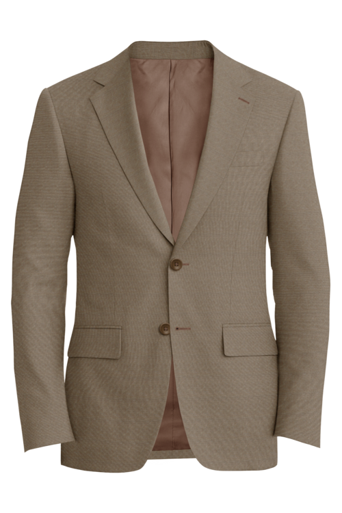 Guabello Mocha Melange Jacket in mocha melange fabric