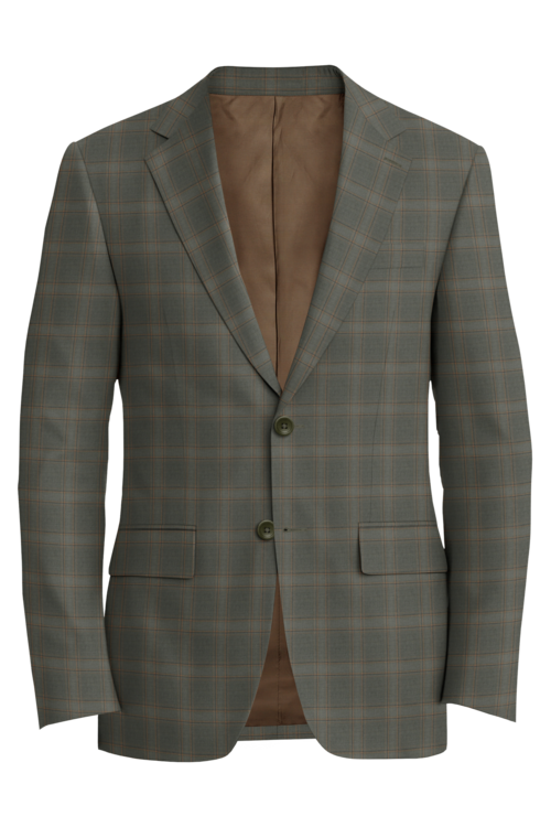 Reda Olive Sienna Window Border Jacket