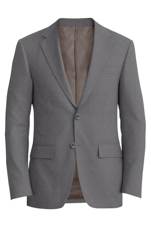 Guabello Blue Tan Melange Jacket in blue tan melange fabric