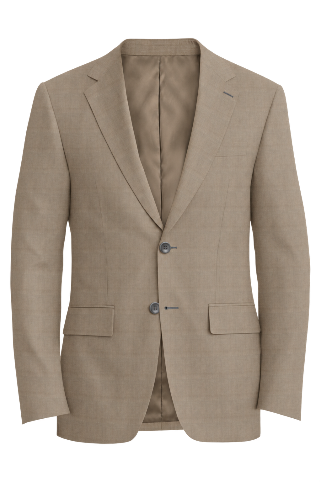 Piacenza 1733 Tan Solid Jacket in tan solid fabric