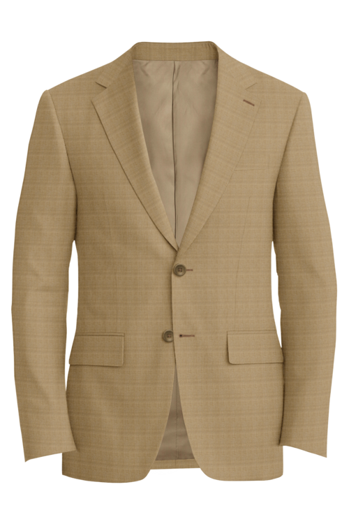 Lanificio di Lusso Camel Mesh Jacket in camel mesh fabric