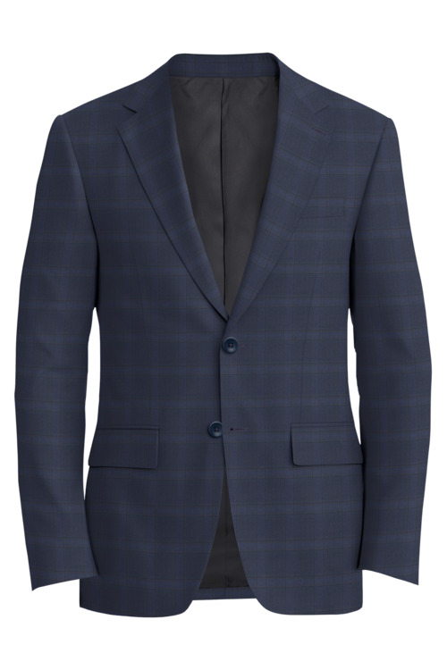 Reda Charcoal Brown Window Border Jacket